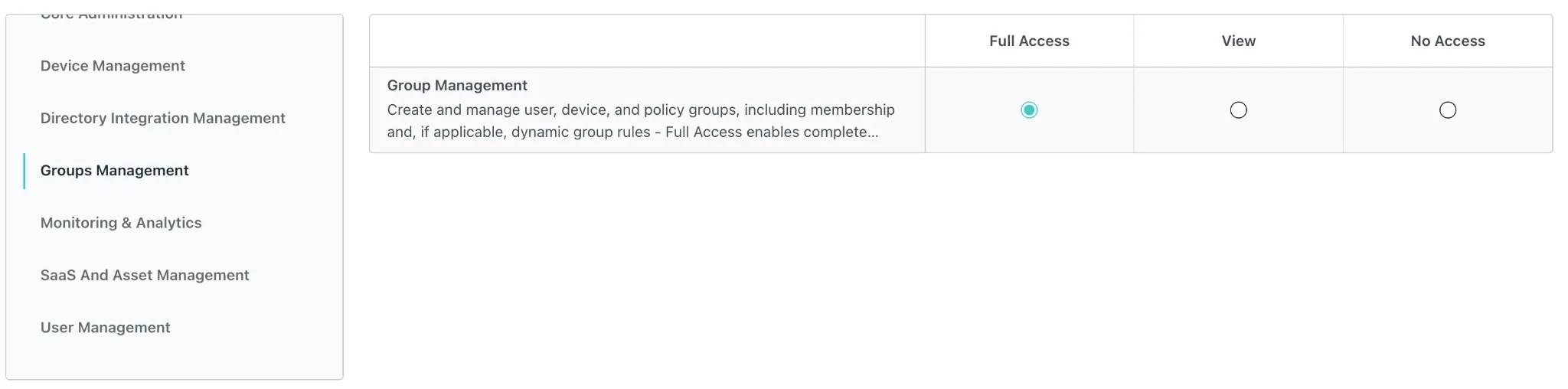 Full Access to Groups Management